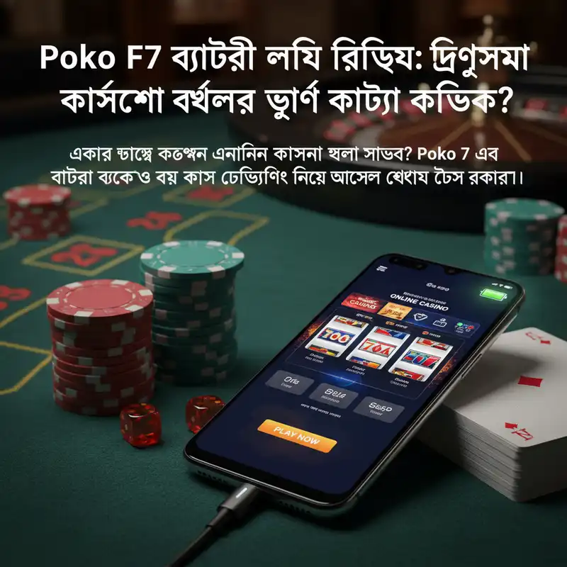 Poko F7 battery test for online gamblers